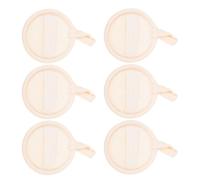 TOBBOMEY 6 pièces Loofah Exfoliant Visage et Corps Naturel Tampon Réutilisable pour Nettoyage Gommage Doux et Démaquillant pour Femme et Homme Soin Peau Exfoliant et Purifiant