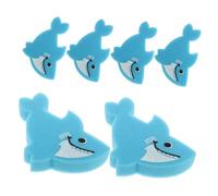 TOBBOMEY 6 Pièces Ocean Animal Bath Sponges for Soft Cartoon Shark Shower Scrubbers Gentle Exfoliating Children's Toy Sponges for Bathing and Play