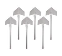 TOBBOMEY 6 Pièces Outil Enduire INOX Angle Intérieur et Extérieur Ergonomique Truelle pour Réparation Murale et Crépi