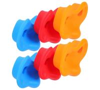 TOBBOMEY 6 pièces Prises Escalade Garçon Fille Multicolores avec Vis Points Appui Épais et Antidérapants pour Mur Escalade Intérieur et Extérieur Accessoires Robustes pour Aire de Jeux