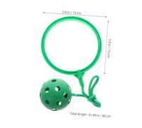 TOBBOMEY 6 pièces Skip Ball Anneau Cheville Mixte Jeu Saut Garçon Fille Cardio Extérieur Intérieur