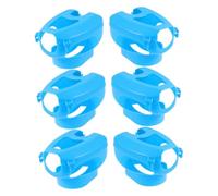 TOBBOMEY 6 pièces Support de Fixation Pigeon Bleu pour Injection et Soins Dispositif Pratique pour Maintien sans Pression des Oiseaux de Course