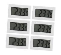 TOBBOMEY 6 Pièces Thermomètre Numérique Intégré Affichage Clair Compact et Précis pour Intérieur Extérieur et Mesure Fiable pour Maison Voiture et Environnement Industriel
