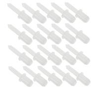 TOBBOMEY 60 Pièces Goupilles de Réparation Volets Persiennes Plastique pour Remplacement Obturateur Fenêtre Kit de Fixation Simple et Flexible