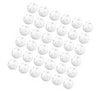 TOBBOMEY 60pièces Hochets pour Bébés avec Inserts Plastique Blanches Billes pour Hochets Crochet Jouets Sonores pour Nourrissons Nés