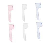 TOBBOMEY 6pièces Couvercles De pour Brosse à Dents Voyage Étui Portable Accessoires De Stockage pour Brossettes Électriques Et Manuelles Pratique pour Et Activités Extérieures