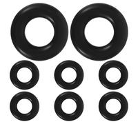 TOBBOMEY 8 Paires Embouts Oreille Silicone Antidérapants pour Lunettes Ronde Crochets Oreille Confortables et Ajustables pour Lunettes de Soleil Lecture et Sport