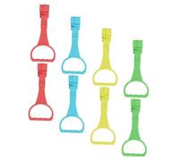 TOBBOMEY 8 pièces Anneaux de Poignée pour Lit Garçon Fille Anneaux de Marche pour Tout-petits Accessoires de Jeu et Renforcement des Bras pour Berceau et Parc