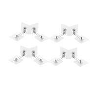 TOBBOMEY 8 pièces Kit Fixations Adhésives Anti-basculement pour Meubles Sangles Réglables sans Perçage Ancrages Muraux Sécurisés pour Commode Bibliothèque et Armoire Protection Garçon