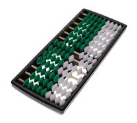 TOBBOMEY Abacus Traditionnel Colonnes Neuf Perles pour Étudiants Outil de Calcul Léger et Portable Boulier Chinois Vintage pour Apprentissage Mathématique