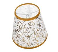 TOBBOMEY Abat Jour Tissu Demi Décoratif à Motif Floral Abat Jour Large pour Lampe de Table et Lampadaire Couverture de Lumière de Remplacement Polyvalente pour Intérieur