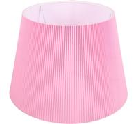 TOBBOMEY Abat-jour Tissu pour Lampe de Table et Lampadaire Design Élégant Installation Facile Lumière Douce Compatible Lampe de Bureau Décor Vintage Rose