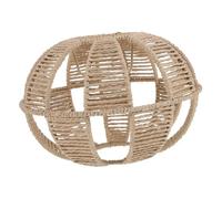 TOBBOMEY Abat-jour Vintage Papier Tressé pour Plafonnier Petit Éclairage Intérieur Facile à Installer Adapté Salon Cuisine Restaurant Chambre