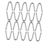TOBBOMEY Agrafes u pour Treillis Métallique Attaches pour Clôture Fil Acier Pouce pour Panneaux De Clôture Et Grillage Tissé