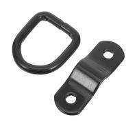 TOBBOMEY Anneau D'arrimage Noir pour Camion, Petit Anneau Métallique Robuste, Accessoire D’arrimage pour Remorque et Benne, Fixation Sécurisée pour Charges Lourdes, Usage Professionnel