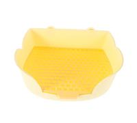 TOBBOMEY Bac à Litière pour Lapin Chinchilla Hamster Plastique Facile Entretien Séparateur Urine Déchets Solides pour Petits Animaux