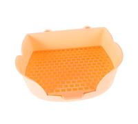 TOBBOMEY Bac à Litière pour Petits Animaux Lapin Furet Cage Séparateur Urine Nettoyage Facile Housse De Voyage pour Chaton