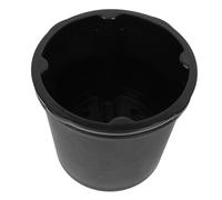 TOBBOMEY Bac De Plantation pour Pommes De Terre Et Arachides Jardinage, Seau Noir Rond 29 Cm Ouverture, 26,5 Cm Hauteur, Double Couche Respirant, Solide Et Imperméable, Pot Polyvalent Extérieur