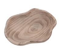 TOBBOMEY Bain D’Oiseaux en Bois Naturel Grand Format pour Jardin - Abreuvoir Rustique pour Insectes Volants et Colibris - Bol D’Eau Extérieur Polyvalent pour Faune Sauvage et