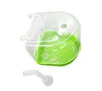 TOBBOMEY Bain pour Oiseau Suspendu Extérieur avec Injecteur Eau Petit Bassin de Baignade pour Perroquets et Perruches Bac de Nettoyage pour Cage Réduit Le Stress et Favorise Activité