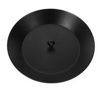 TOBBOMEY Bassin De Récupération d'eau De Pluie Décoratif Fontaine Réceptacle À Eau Rond Collecteur d'eau De Pluie en Métal pour