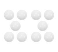 TOBBOMEY Billes Blanches Rotatives pour Roulette 12 Mm, Lot de 10 Perles de Roue Russe, Accessoires de Jeu de Société pour Bar et Divertissement à Domicile