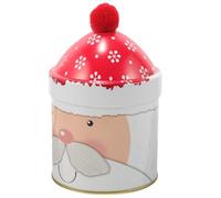 TOBBOMEY Boîte à Bonbons de Noël en Métal avec Couvercle Petite Boîte de Rangement Anti-Poussière Contenant à Friandises pour Garçon et Filles à Goûter Festive
