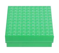 TOBBOMEY Boîte de Congélation Cases Étanche avec Couvercle Rangement Carton pour Tubes Centrifuges et Tubes à Essai Stockage Sécurisé Échantillons et Préservation Cellulaire Coffret