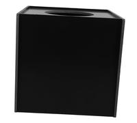 TOBBOMEY Boîte De Loterie Carrée Noire Boîte Multifonction pour Réunion Collecte De Billets Et Dons Rangement Portable pour Jeux Et Événements