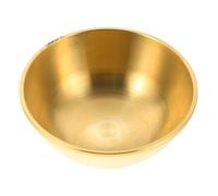 TOBBOMEY Bol Rituel Bouddhiste Laiton Doré Bol Traditionnel pour Méditation Bouddha Bougie Votive et Décoration Spirituelle