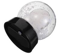 TOBBOMEY Boule à Neige Photo à Remplir DIY 85 MM X 100 MM Socle Noir en Plastique Kit Vide pour Sublimation Cadre Photo Personnalisé pour Noël et Décoration Hivernale