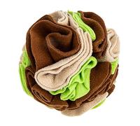 TOBBOMEY Boule De Reniflement pour Chien Jouet Interactif pour Trouver des Friandises Éducatif Et Stimulant pour Chiots Conçu pour Ralentir Alimentation Et Améliorer Odorat Couleur Verte