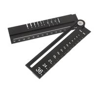 TOBBOMEY Boussole de dessin polyvalente outils d'ingénierie marking protractor rédaction des fournitures compas professionnel règle polyvalente Compasse pour les mathématiques Black