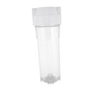 TOBBOMEY Bouteille Filtrante Transparente Résistante Aux Chocs pour Purificateur Eau Anneau Étanchéité Alimentaire Matériau Alimentaire et Anticorrosion Préfiltre Sédiment