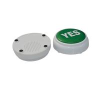 TOBBOMEY Bouton De Réponse Oui Électronique Gros Boutons Jouet d'intervention Jeux Quiz Garçon Et Filles Adultes Sept Sons sans Pile