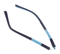 TOBBOMEY Branches de Lunettes de Rechange en Silicone et Métal, 1 Paire Bleu, Confortables et Flexibles, Pièces Détachées, Adaptées au Travail et Activités Quotidiennes, Support