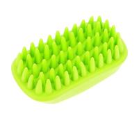 TOBBOMEY Brosse de Bain Silicone pour Chien et Chat Massage Doux Anti-mue Brosse Shampooing pour Poils Longs et Courts Outil de Toilettage Multifonction pour Animaux Petits et Grands