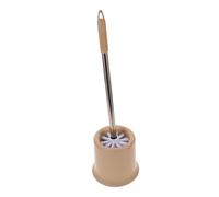 TOBBOMEY Brosse de Toilette Inoxydable Salle de Bain Acier Doré