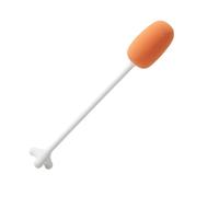 TOBBOMEY Brosse Éponge pour Biberon avec Manche Long Plastique Nettoyant Multifonction pour Décanteur et Bouteilles Éponge Absorbante pour Nettoyage Sans Effort des Coins et Fonds