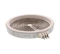 TOBBOMEY Brûleur de Cuisinière Électrique 20 CM Diamètre 2 Fils 3 Broches, Élément Chauffant de Remplacement, Pièce de Rechange pour Plaque de Cuisson Électrique, Compatible Cuisson