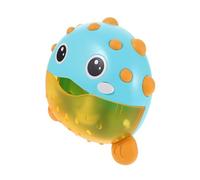 TOBBOMEY Bubble Maker Bath Toy for Automatic Musical Fish Bubble Blower Lightweight Portable Bathroom Toy for Independent Play and Water Fun