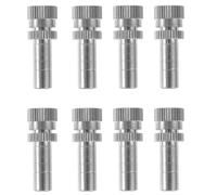 TOBBOMEY Buses de Brumisation Basse Pression en Laiton 6 MM 15 Pièces Petites Buses de Pulvérisation pour Irrigation Jardin Aménagement Paysager et Refroidissement Extérieur