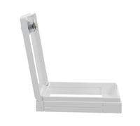 TOBBOMEY Cache-prises Étanche Type 86 en Plastique Abs Blanc Verrou de Sécurité, Boîtier de Commande à Bouton Étanche pour Interrupteur D’alimentation Climatiseur, Protection Extérieure