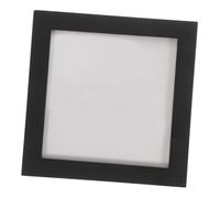 TOBBOMEY Cadre Cd Minimaliste Noir pour Bureau et Maison Support Polyvalent pour Photos Vinyles et Albums Design Épuré et Moderne Présentoir Multifonctionnel