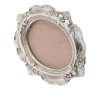 TOBBOMEY Cadre Photo Créatif Ovale 125 X 8 X 25 CM Cadre Mural Suspendu Fermoir Triangulaire pour Décoration Murale et Affichage Photo