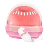 TOBBOMEY Cage de Transport Portable pour Hamster et Petit Rongeur Ventilée et Confortable Adaptée Aux Cochons et Autres Petits Animaux Pratique pour Voyages et Sorties