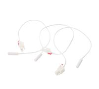 TOBBOMEY Capteur de Température pour Réfrigérateur 5k en Plastique Blanc, Pack de 3 Pièces, Installation Facile et Surveillance Précise Cuisine Professionnelle ou Domestique