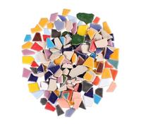 TOBBOMEY Carreaux Mosaïque Céramique Irréguliers pour DIY Décor Maison Formes Uniques pour Loisirs Créatifs Tesselles pour Art et Bricolage
