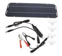 TOBBOMEY Chargeur Solaire Flexible Portable avec Interface Type C Panneau Polycristallin pour Camping et Activités Extérieures Kit Solaire Compact et Rapide