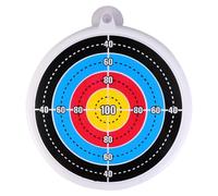 TOBBOMEY Cible de Tir à Arc Abs avec Ventouse et Crochet Arc Familial pour Garçon Fille Pratique de Tir et Jeu Parent-garçon Fille